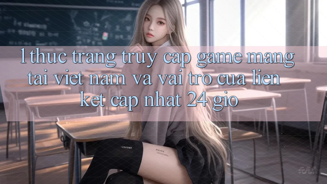 1. Thực Trạng Truy Cập Game mạng Tại Việt Nam Và Vai Trò Của Liên kết Cập Nhật 24 Giờ