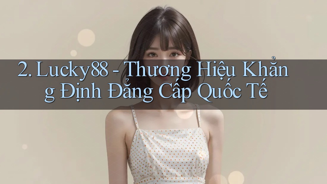 2. Lucky88 - Thương Hiệu Khẳng Định Đẳng Cấp Quốc Tế