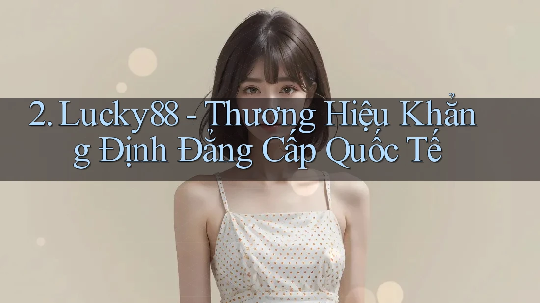 2. Lucky88 - Thương Hiệu Khẳng Định Đẳng Cấp Quốc Tế