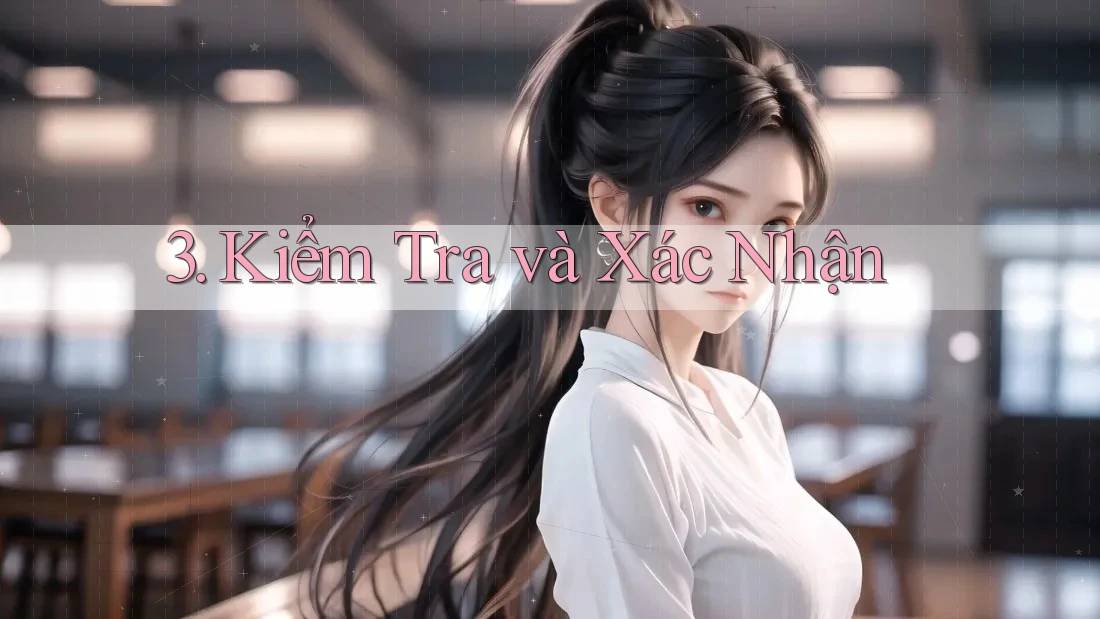 3. Kiểm Tra và Xác Nhận