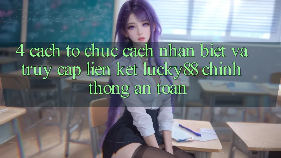4. Cách tổ chức Cách Nhận Biết Và Truy Cập Liên kết Lucky88 Chính Thống An Toàn
