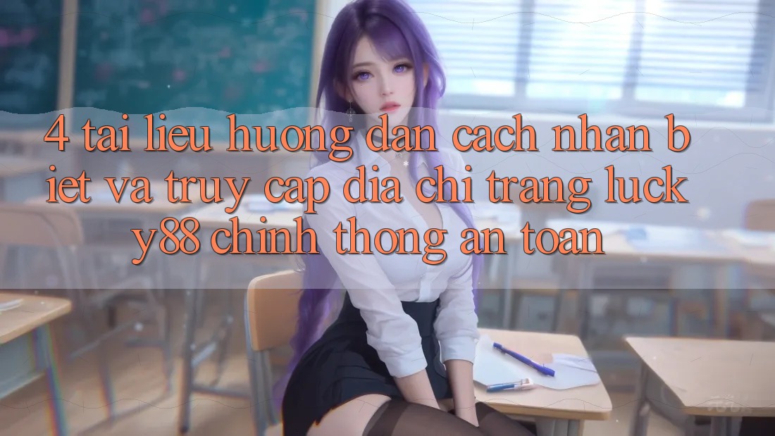 4. Tài liệu hướng dẫn Cách Nhận Biết Và Truy Cập Địa chỉ trang Lucky88 Chính Thống An Toàn
