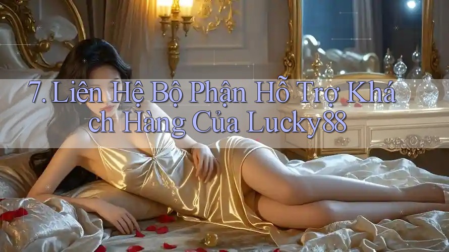 7. Liên Hệ Bộ Phận Hỗ Trợ Khách Hàng Của Lucky88