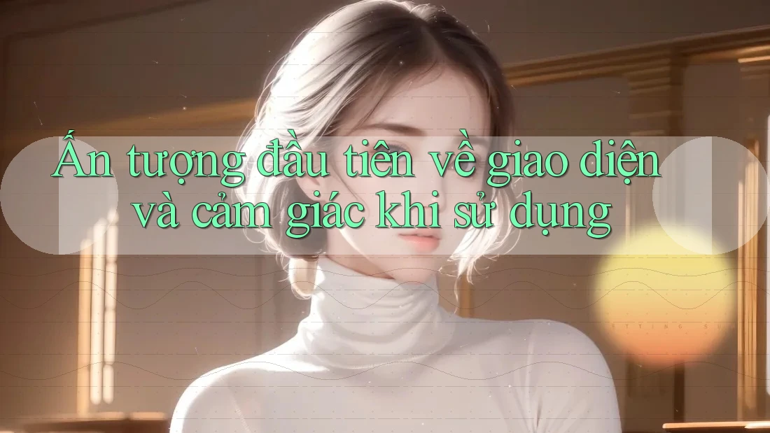 Ấn tượng đầu tiên về giao diện và cảm giác khi sử dụng Ấn tượng đầu tiên về giao diện và cảm giác khi sử dụng