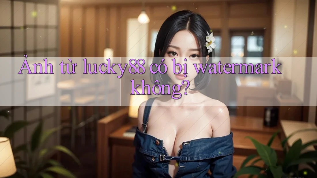 Ảnh từ lucky88 có bị watermark không?