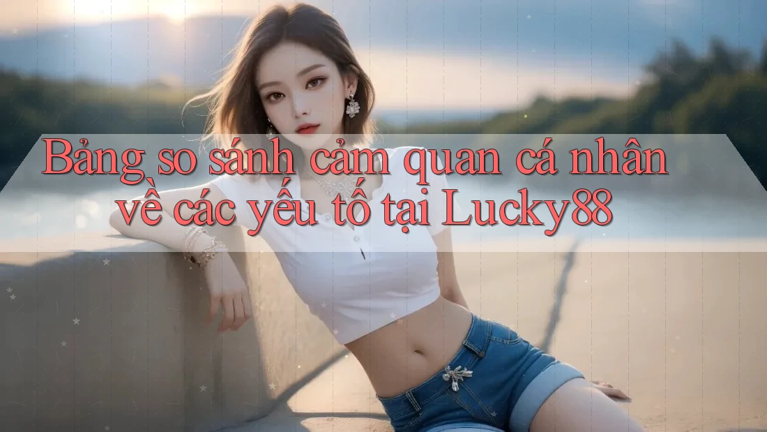 Bảng so sánh cảm quan cá nhân về các yếu tố tại Lucky88