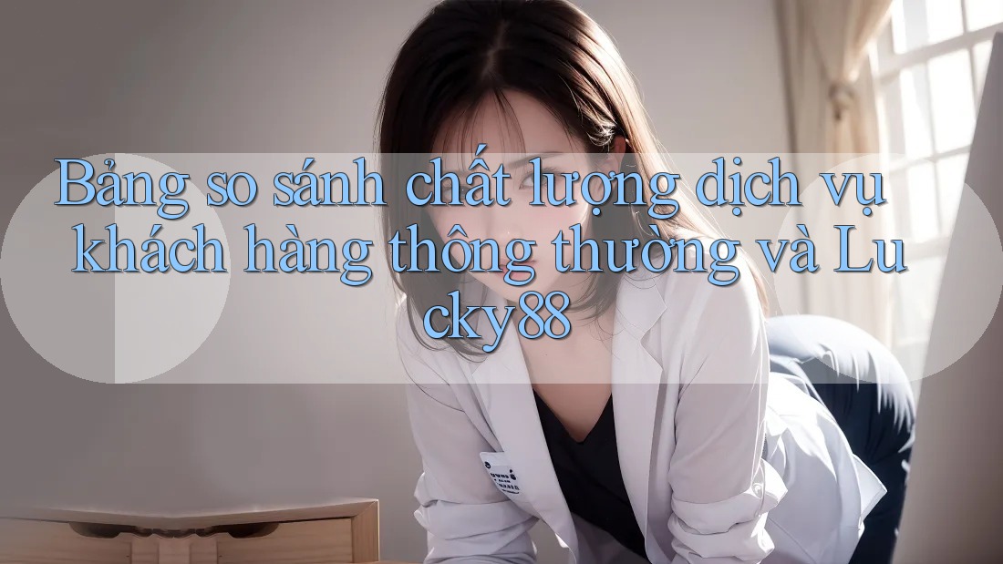 Bảng so sánh chất lượng dịch vụ khách hàng thông thường và Lucky88