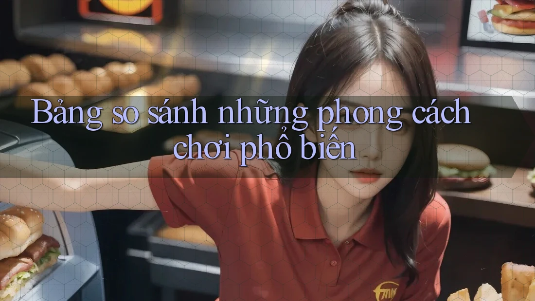 Bảng so sánh những phong cách chơi phổ biến Bảng so sánh những phong cách chơi phổ biến