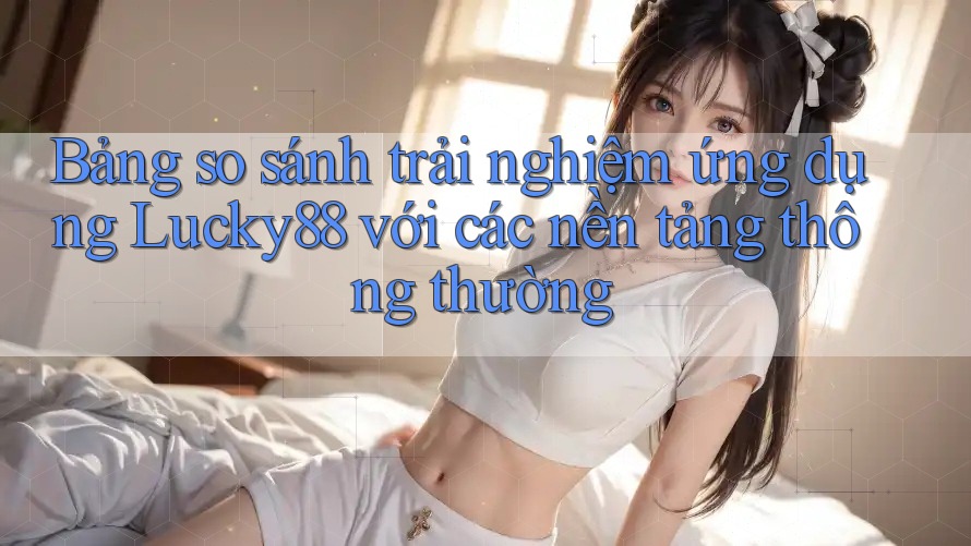 Bảng so sánh trải nghiệm ứng dụng Lucky88 với các nền tảng thông thường