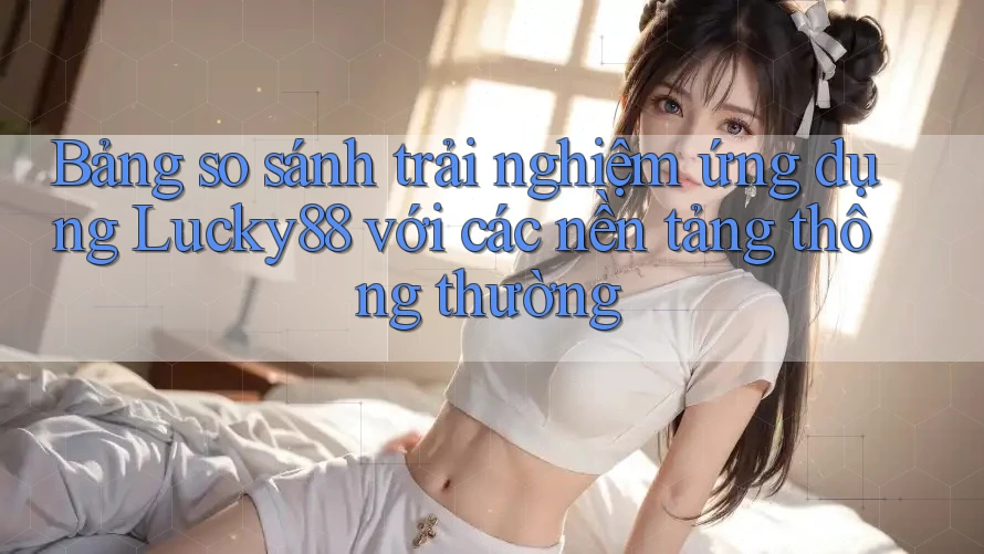 Bảng so sánh trải nghiệm ứng dụng Lucky88 với các nền tảng thông thường