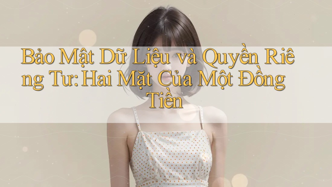 Bảo Mật Dữ Liệu và Quyền Riêng Tư: Hai Mặt Của Một Đồng Tiền Bảo Mật Dữ Liệu và Quyền Riêng Tư: Hai Mặt Của Một Đồng Tiền