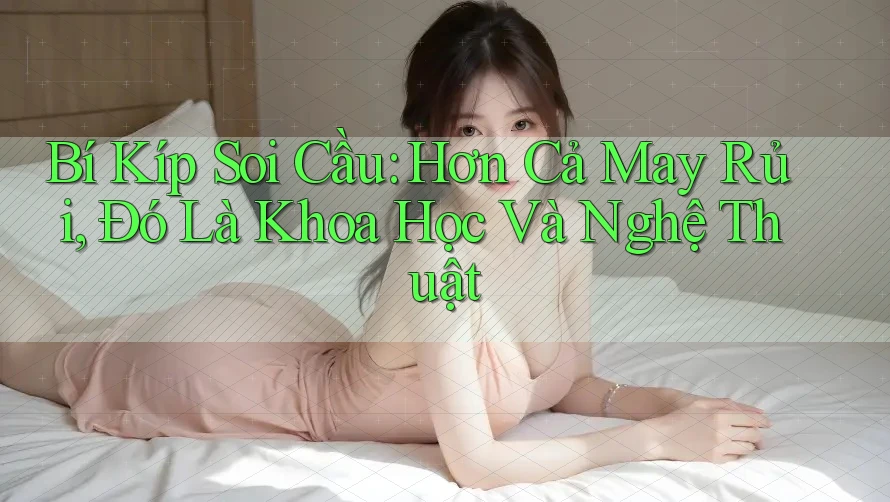 Bí Kíp Soi Cầu: Hơn Cả May Rủi, Đó Là Khoa Học Và Nghệ Thuật