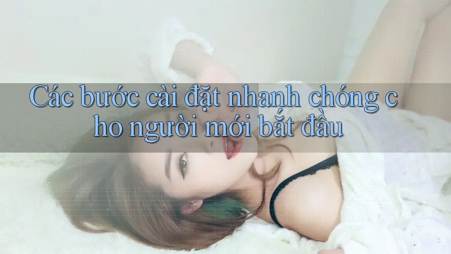 Các bước cài đặt nhanh chóng cho người mới bắt đầu