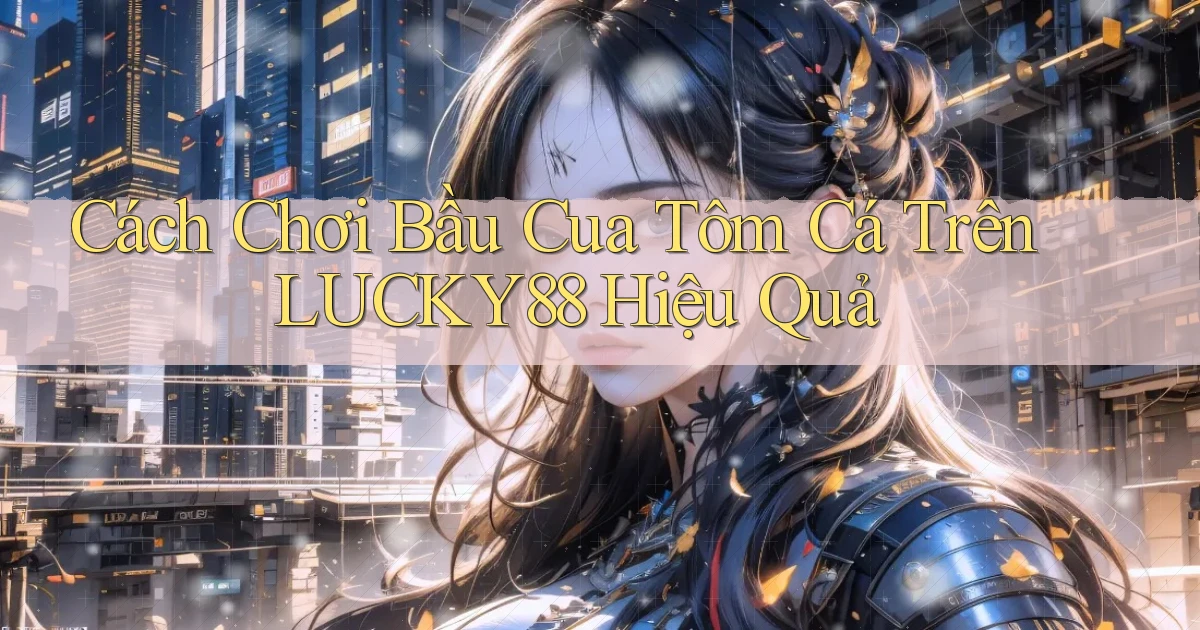 cách chơi bầu cua tôm cá trên lucky88 hiệu quả
