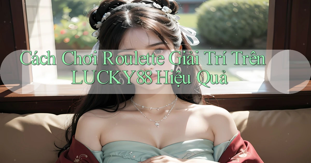 cách chơi roulette giải trí trên lucky88 hiệu quả