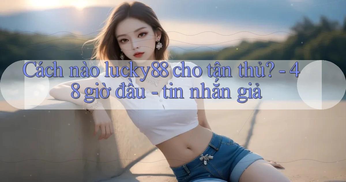 Cách nào lucky88 cho tân thủ   48 giờ đầu   tin nhắn giả