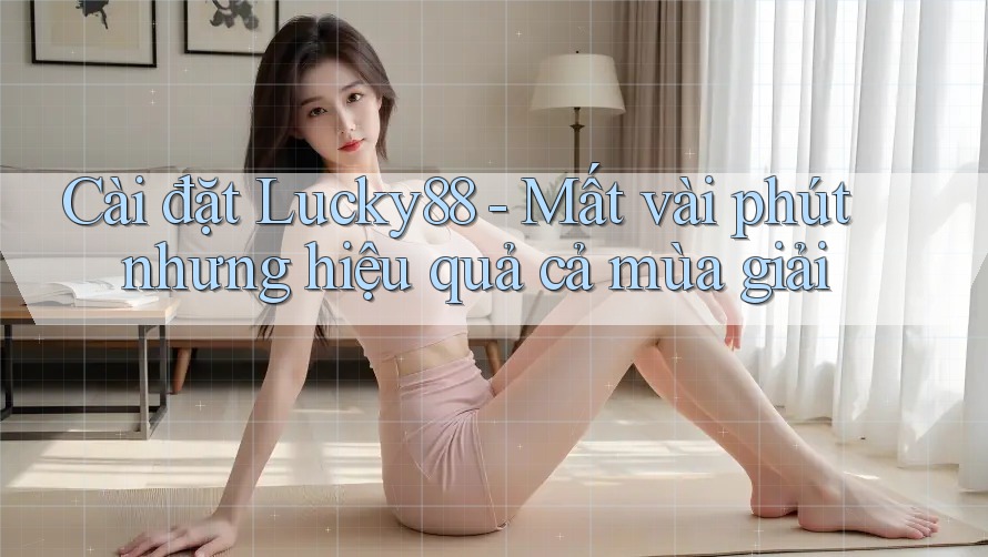 Cài đặt Lucky88 - Mất vài phút nhưng hiệu quả cả mùa giải