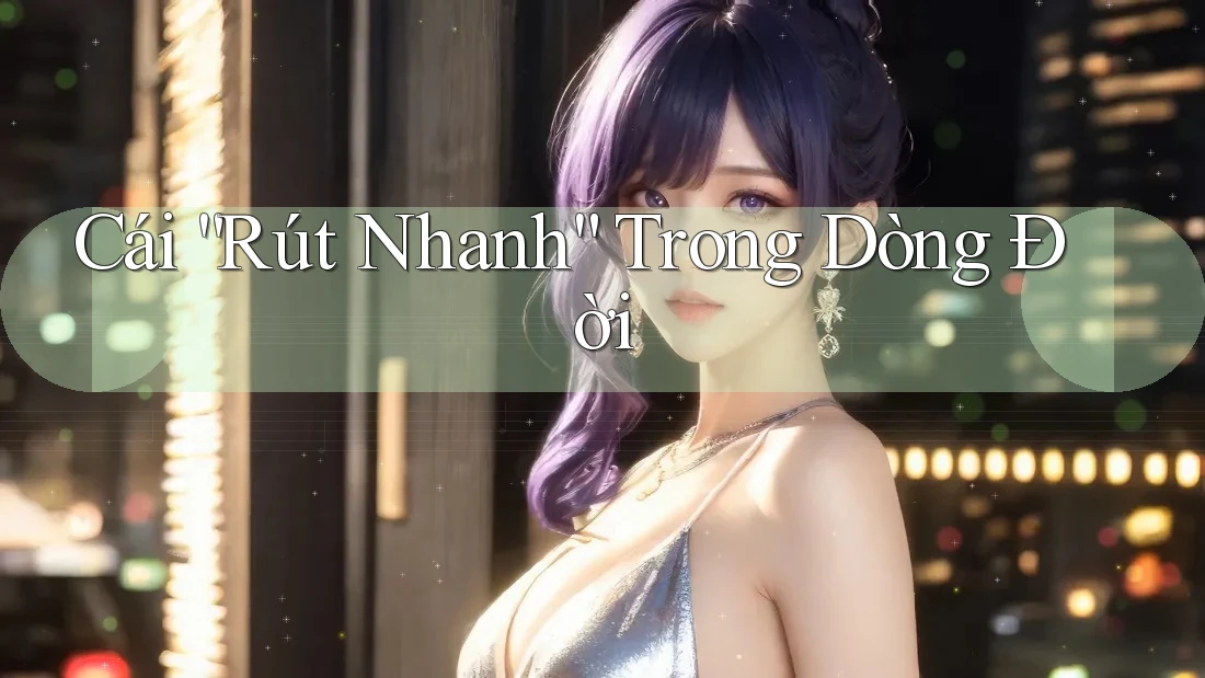 Cái “Rút Nhanh” Trong Dòng Đời