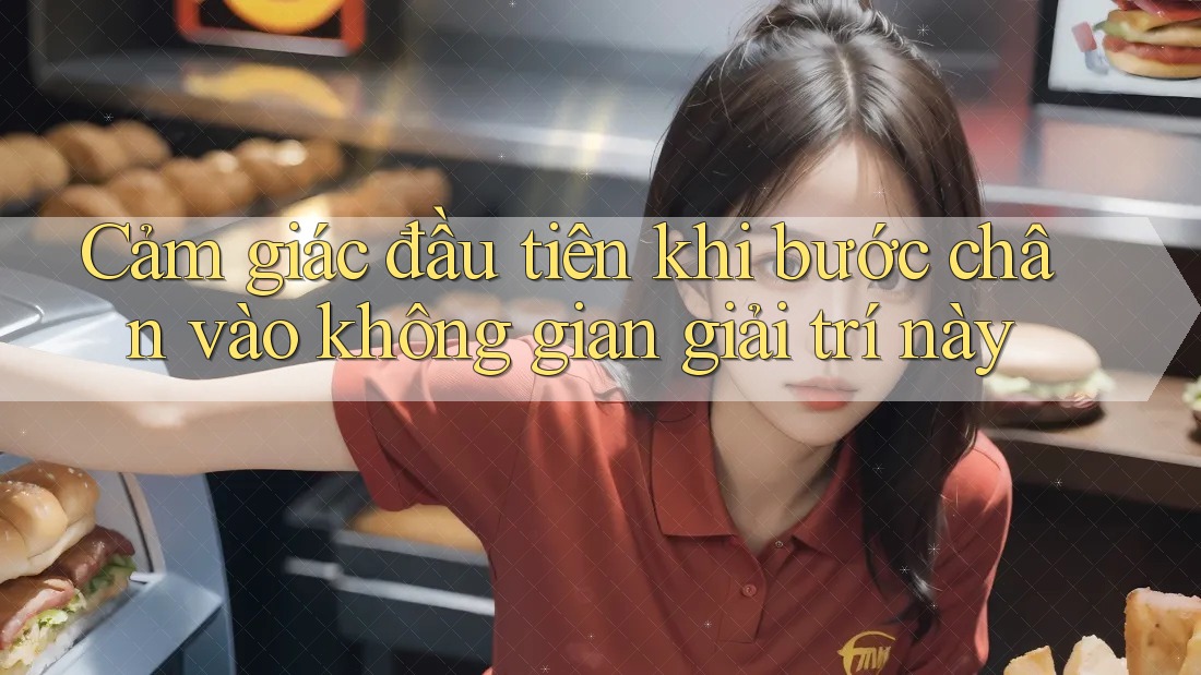 Cảm giác đầu tiên khi bước chân vào không gian giải trí này Cảm giác đầu tiên khi bước chân vào không gian giải trí này