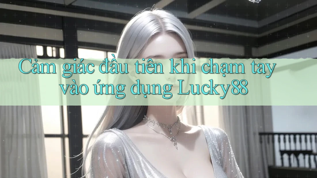 Cảm giác đầu tiên khi chạm tay vào ứng dụng Lucky88 Cảm giác đầu tiên khi chạm tay vào ứng dụng Lucky88