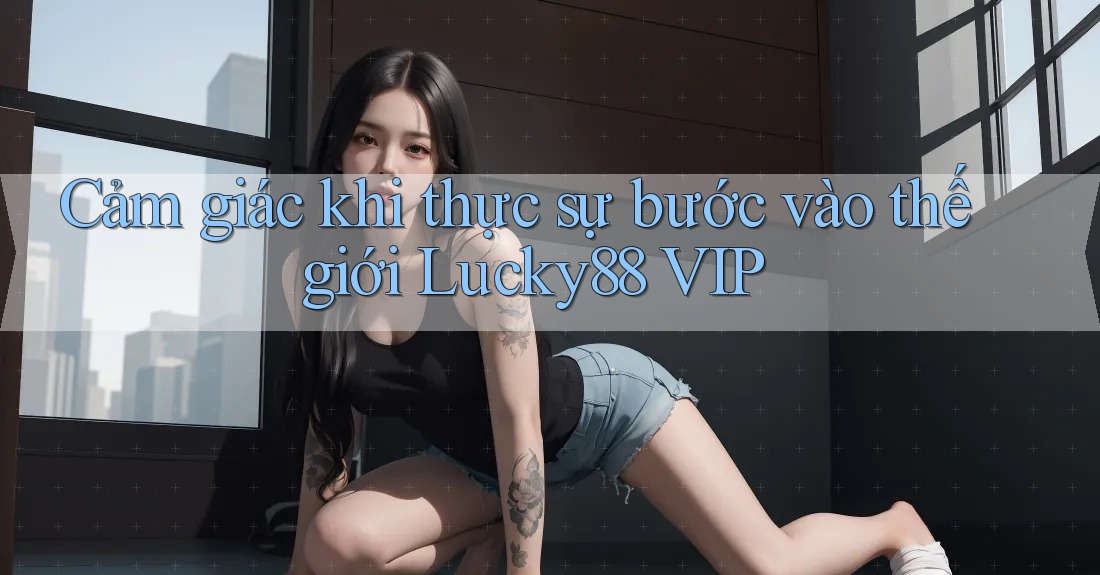 Cảm giác khi thực sự bước vào thế giới Lucky88 VIP