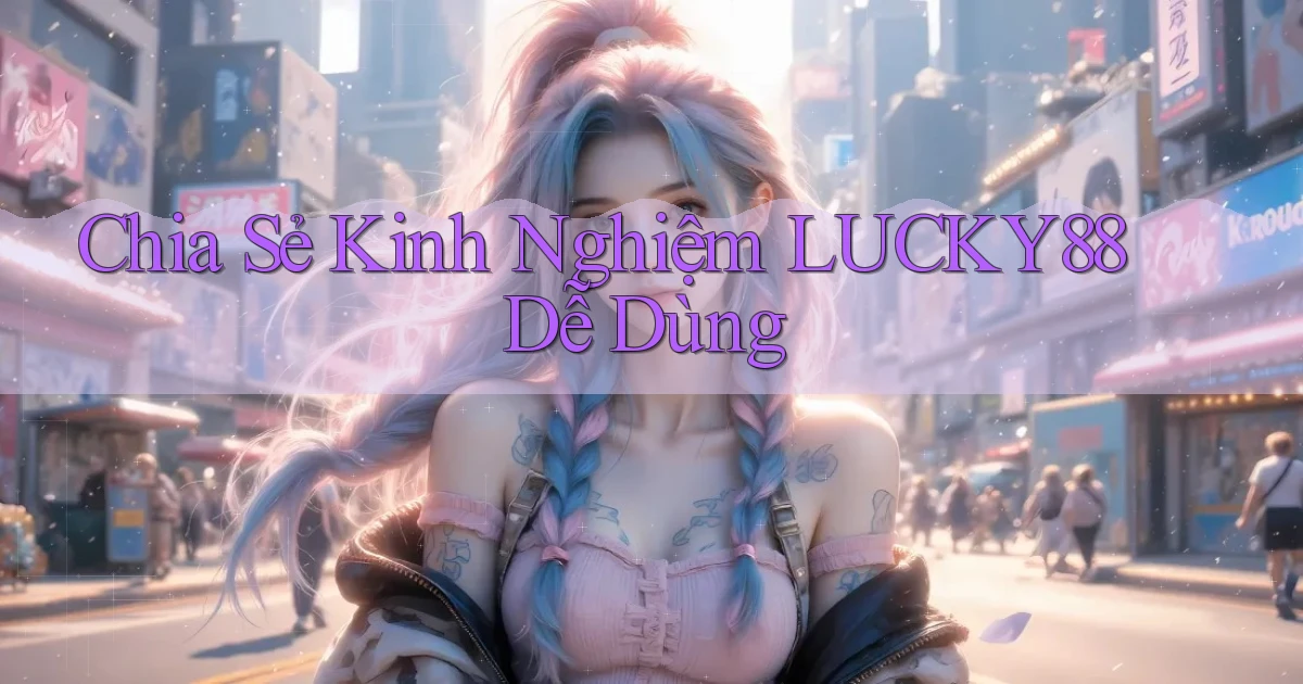 chia sẻ kinh nghiệm lucky88 dễ dùng