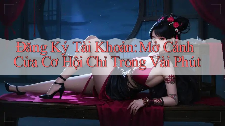 Đăng Ký Tài Khoản: Mở Cánh Cửa Cơ Hội Chỉ Trong Vài Phút Đăng Ký Tài Khoản: Mở Cánh Cửa Cơ Hội Chỉ Trong Vài Phút