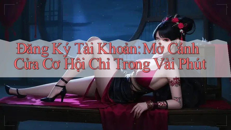 Đăng Ký Tài Khoản: Mở Cánh Cửa Cơ Hội Chỉ Trong Vài Phút Đăng Ký Tài Khoản: Mở Cánh Cửa Cơ Hội Chỉ Trong Vài Phút