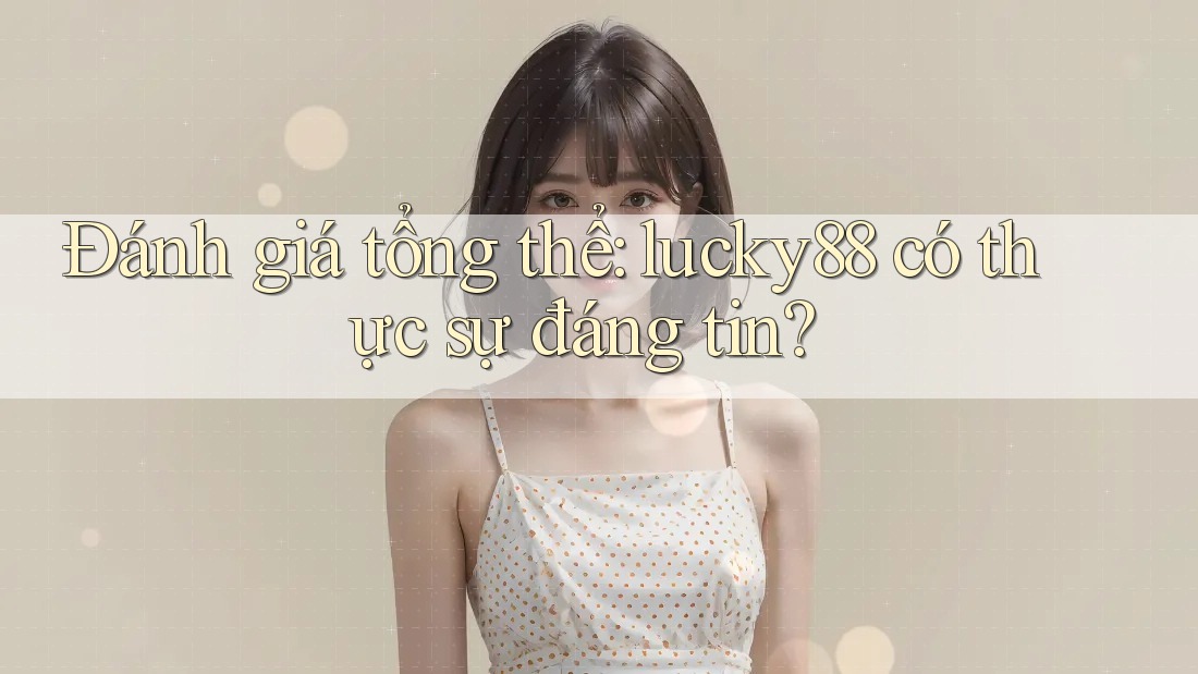 Đánh giá tổng thể: lucky88 có thực sự đáng tin?