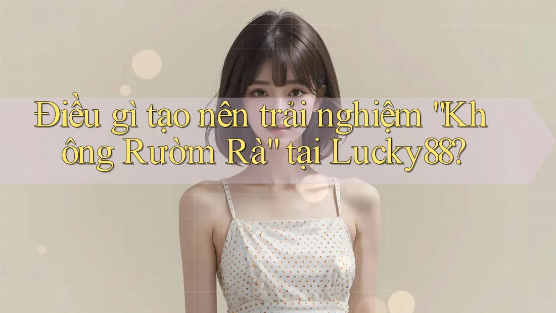 Điều gì tạo nên trải nghiệm “Không Rườm Rà” tại Lucky88? Điều gì tạo nên trải nghiệm “Không Rườm Rà” tại Lucky88?