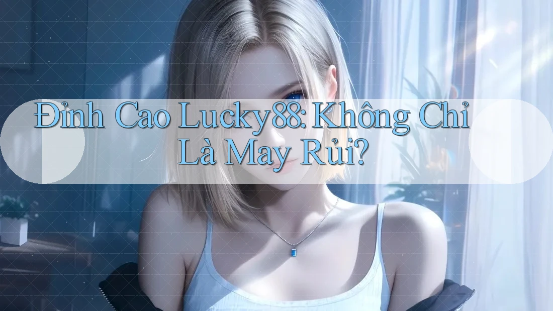 Đỉnh Cao Lucky88: Không Chỉ Là May Rủi? Đỉnh Cao Lucky88: Không Chỉ Là May Rủi?