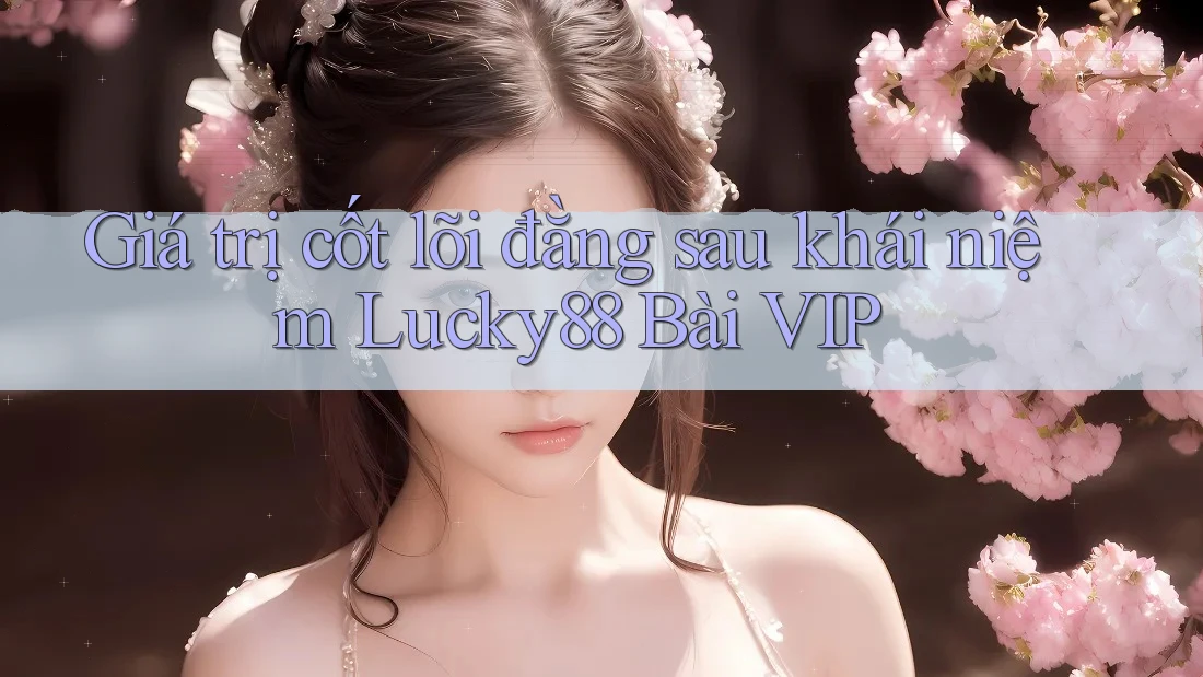 Giá trị cốt lõi đằng sau khái niệm Lucky88 Bài VIP