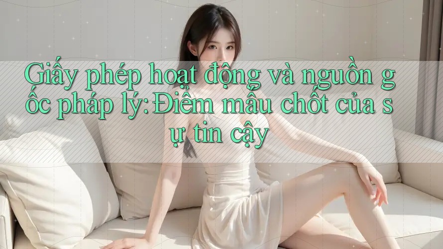 Giấy phép hoạt động và nguồn gốc pháp lý: Điểm mấu chốt của sự tin cậy