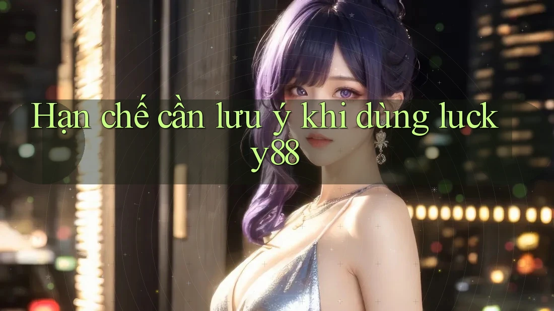 Hạn chế cần lưu ý khi dùng lucky88 Hạn chế cần lưu ý khi dùng lucky88
