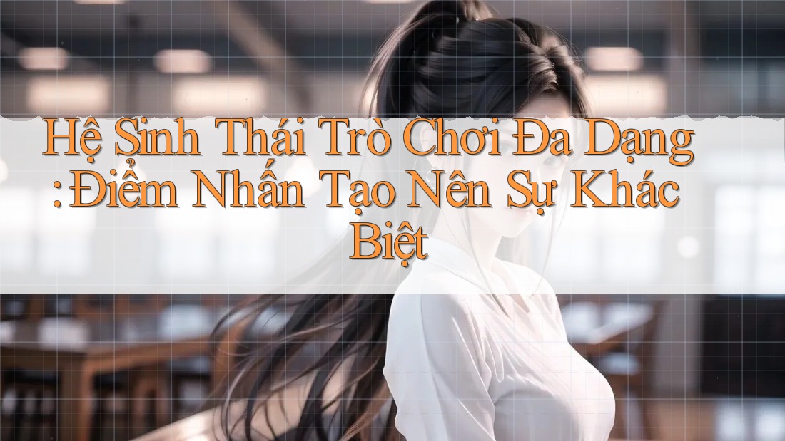 Hệ Sinh Thái Trò Chơi Đa Dạng: Điểm Nhấn Tạo Nên Sự Khác Biệt Hệ Sinh Thái Trò Chơi Đa Dạng: Điểm Nhấn Tạo Nên Sự Khác Biệt