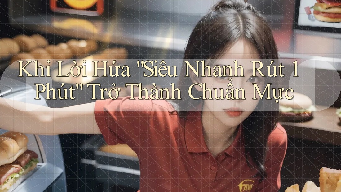 Khi Lời Hứa “Siêu Nhanh Rút 1 Phút” Trở Thành Chuẩn Mực Khi Lời Hứa “Siêu Nhanh Rút 1 Phút” Trở Thành Chuẩn Mực