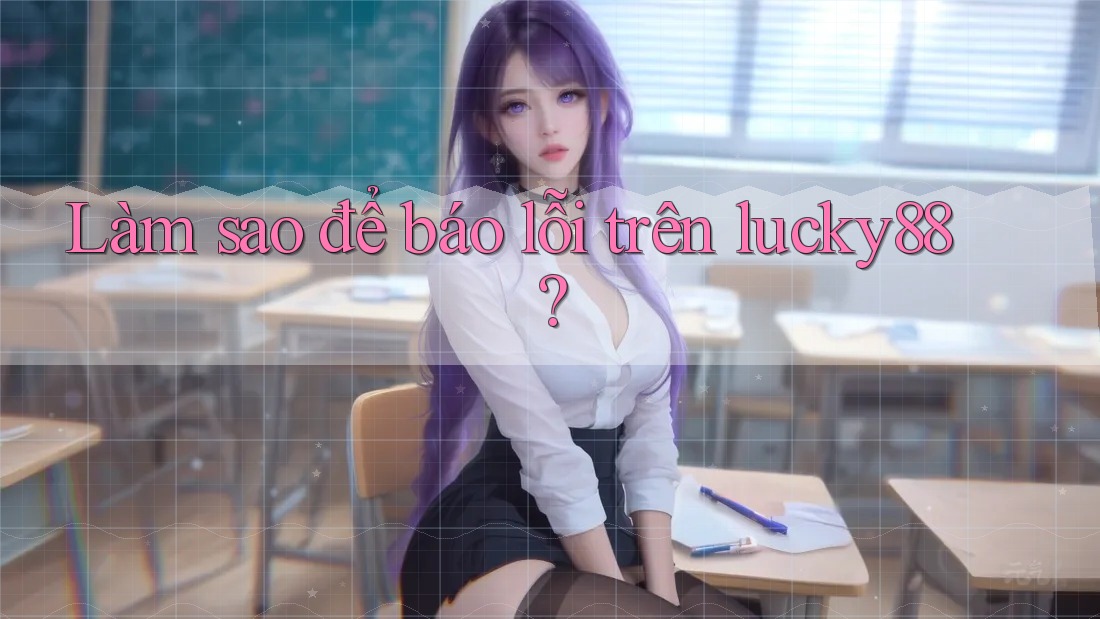 Làm sao để báo lỗi trên lucky88?