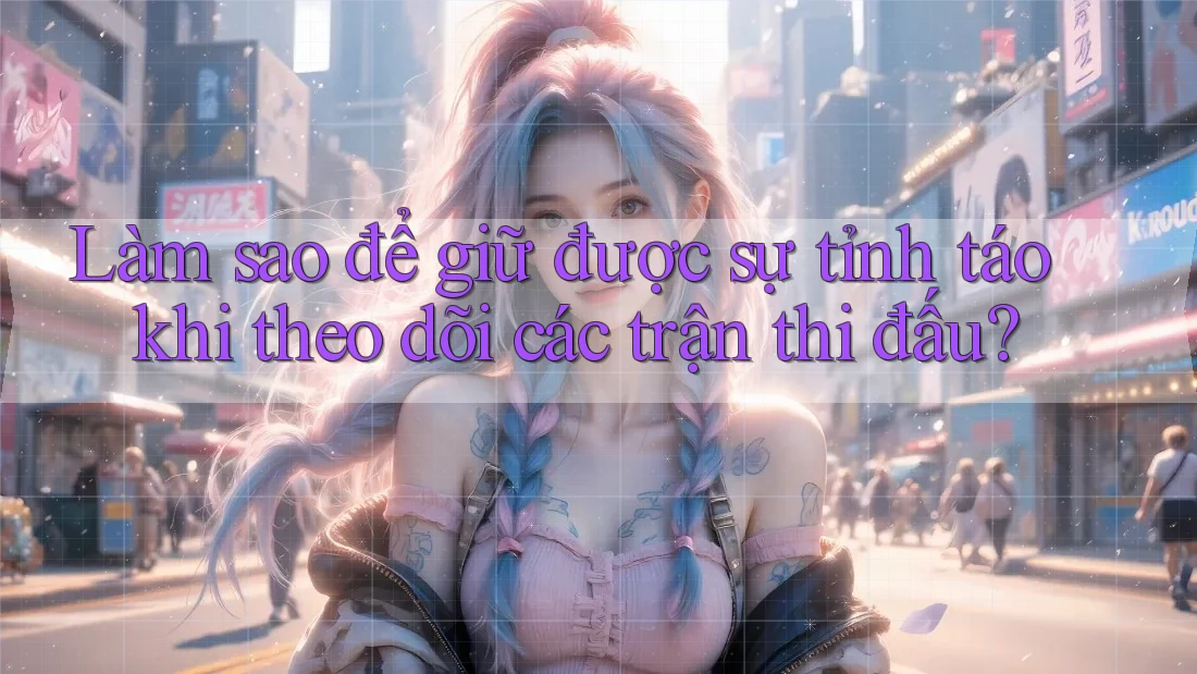 Làm sao để giữ được sự tỉnh táo khi theo dõi các trận thi đấu?