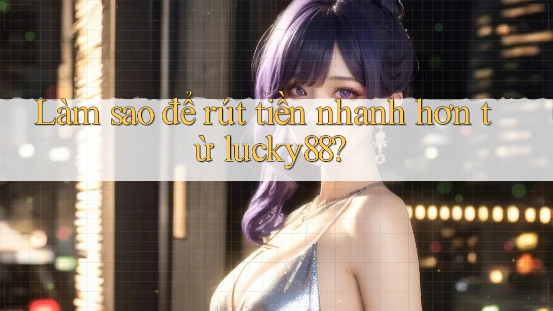 Làm sao để rút tiền nhanh hơn từ lucky88?