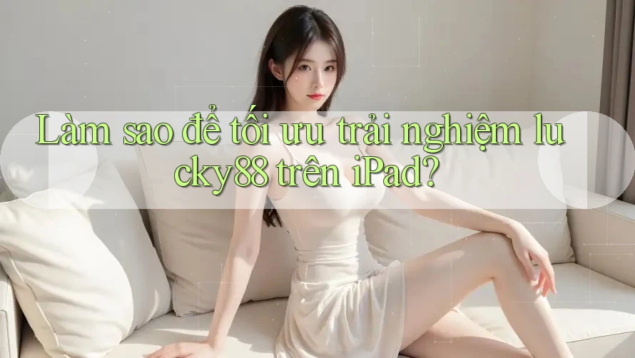 Làm sao để tối ưu trải nghiệm lucky88 trên iPad?