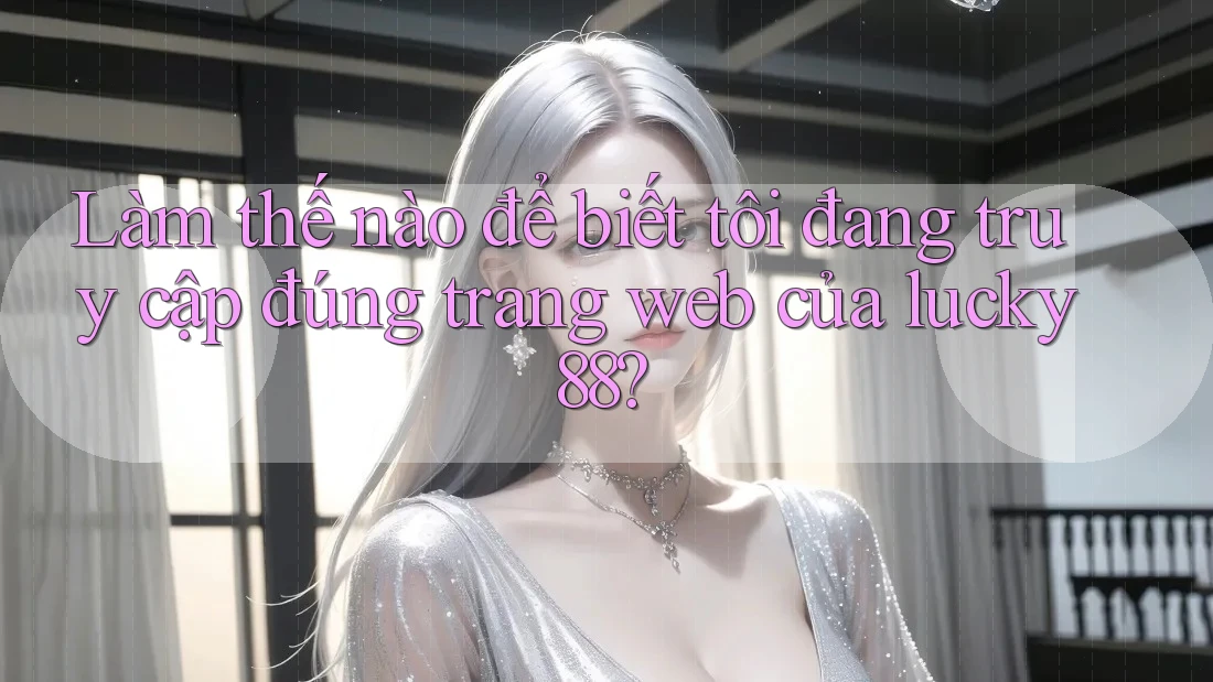 Làm thế nào để biết tôi đang truy cập đúng trang web của lucky88?