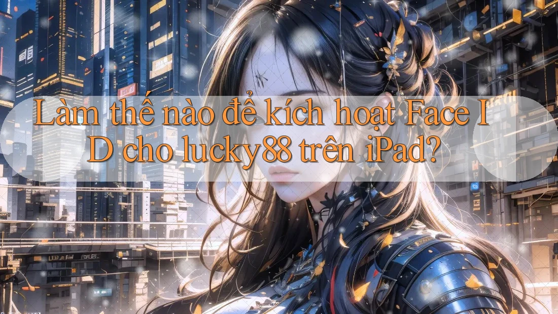 Làm thế nào để kích hoạt Face ID cho lucky88 trên iPad?