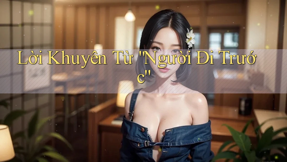 Lời Khuyên Từ “Người Đi Trước” Lời Khuyên Từ “Người Đi Trước”
