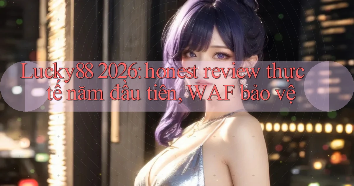 Lucky88 2026 honest review thực tế năm đầu tiên, WAF bảo vệ