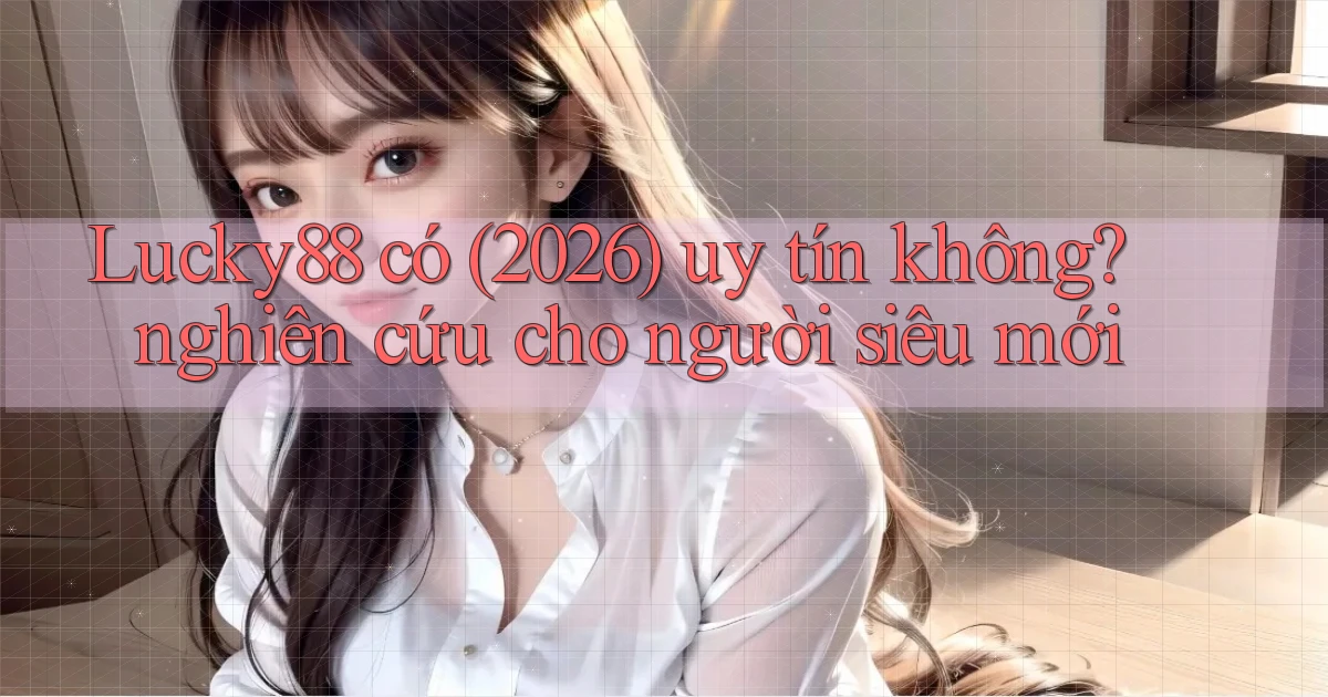 Lucky88 có (2026) uy tín không nghiên cứu cho người siêu mới