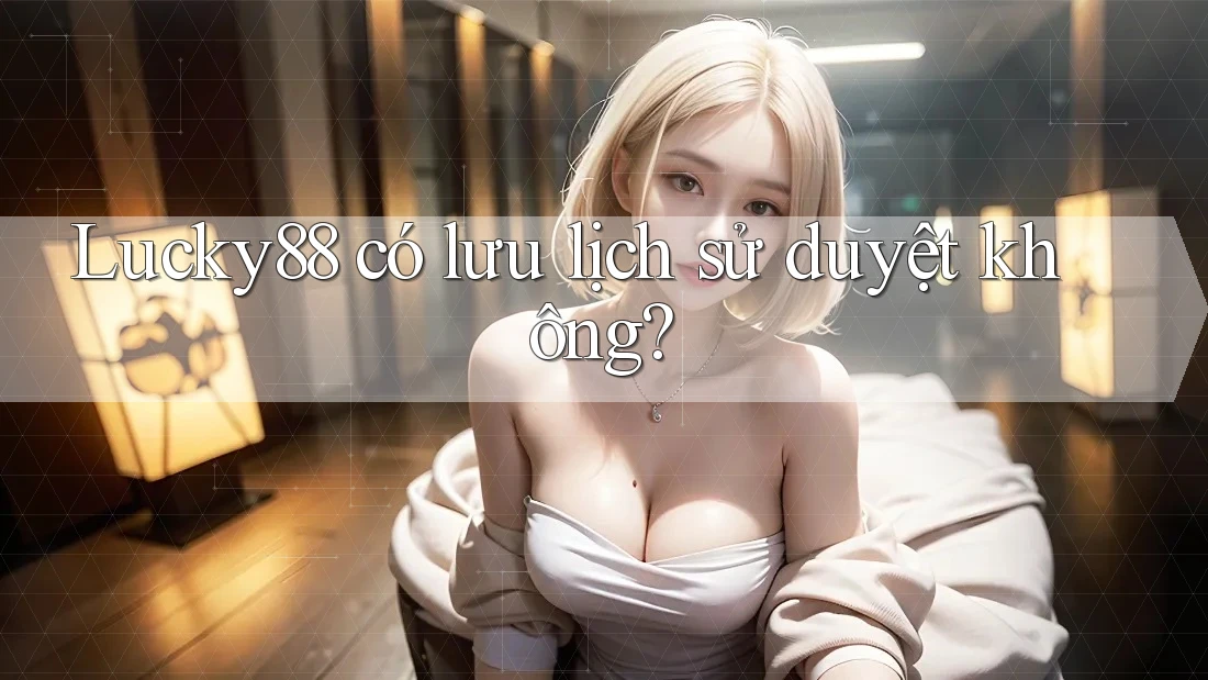 Lucky88 có lưu lịch sử duyệt không?