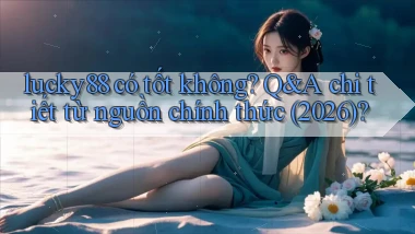 lucky88 có tốt không Q&A chi tiết từ nguồn chính thức (2026)