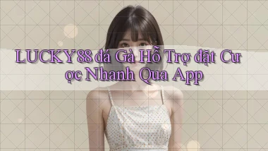 lucky88  đá gà hỗ trợ đặt cược nhanh qua app