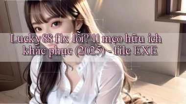 Lucky88 fix lỗi 11 mẹo hữu ích khắc phục (2025)   file EXE