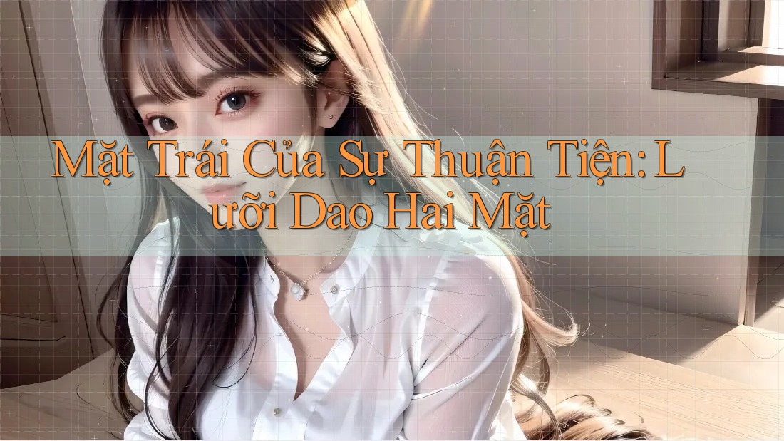 Mặt Trái Của Sự Thuận Tiện: Lưỡi Dao Hai Mặt